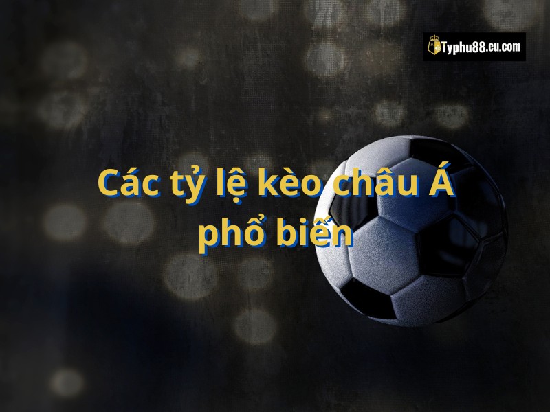 Các tỷ lệ kèo châu Á phổ biến