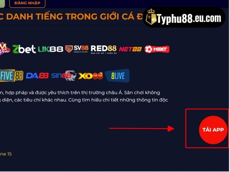 Hướng dẫn tải trò chơi Typhu88 cho các thiết bị